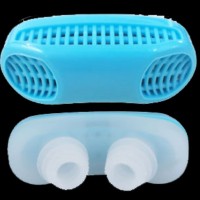 2 In 1 Anti Snoring and Air Purifier Silicone Snore Nose Clip Vents