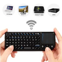 Individual Portable Mini Wireless Bluetooth Keyboard 2.4G Controller with Built-in Presspad Mouse for PC Notebook Smart TV Box