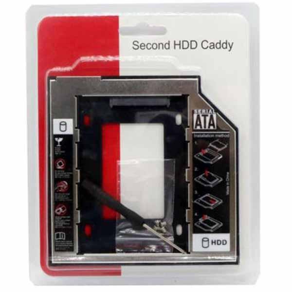 Second Hard Disk Drive CADDY-Secondary CD-ROM Storage for Laptop