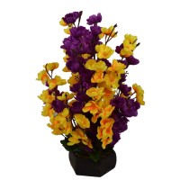Artificial Flower Balcony Potted Plant Flowers Bouquet Wedding Home Garden Decor