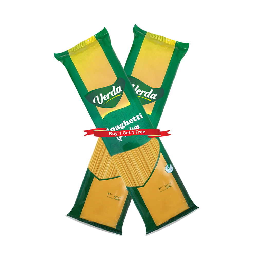 Verda Spaghetti 400gm ( Buy 1 Get 1 free)